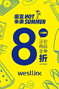 WESTLIN西遇-2015年夏季折扣POP设计