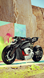 宝马Vision DC Roadster电动概念摩托车_图片新闻_东方头条