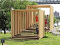 publicdesignfestival: Untitled (Two Viewing Rooms, Offset) by Michael Clyde Johnson is a sculpture, a viewing platform and nearly a play area located in Randall’s Island Park in New York City (USA). via carex.tumblr.com