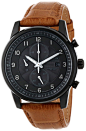 Citizen Men's CA0335-04E Eco-Drive Black Ion Plated Chronograph Watch: Watches: Amazon.com