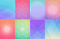 Geometric gradient backgrounds preview 4