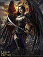 Legend of the Cryptids - Amarie by Laura Sava, via Behance