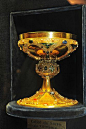 The Coronation Chalice, 12th C. Almost all the Kings of France were crowned at Reims.This was the chalice used-: 