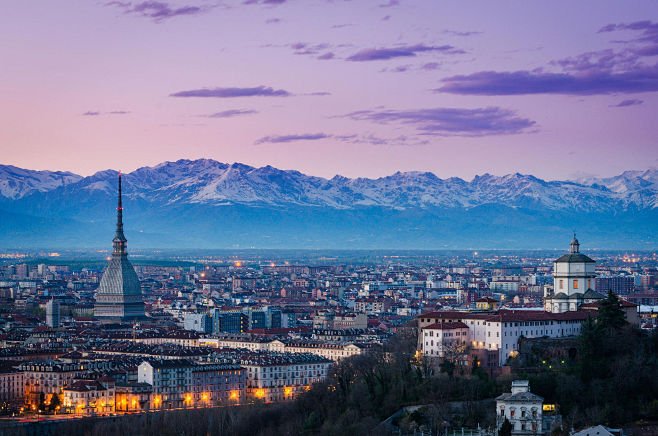 Torino, twilight by ...