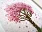 Blossom Tree with beading #embroidery