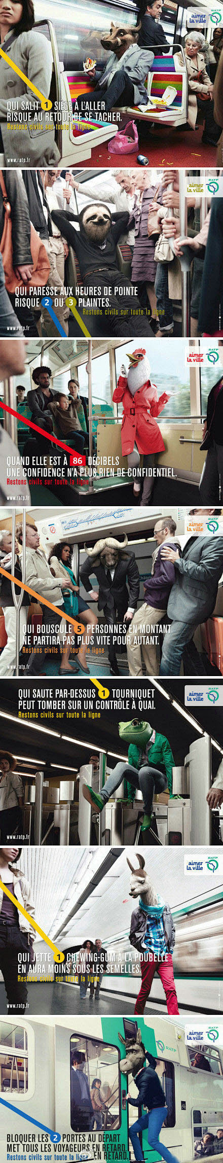 巴黎地铁的广告，它很明确的告诉我们，凡是...