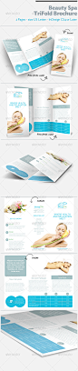 Beauty Spa TriFold Brochure - GraphicRiver Item for Sale