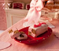 battenberg cake, cute, handmade, mini, pink
