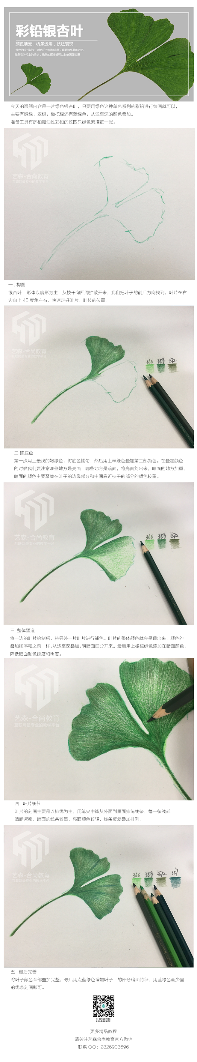 彩铅 教程 画画 上色 合尚 手绘
【色...