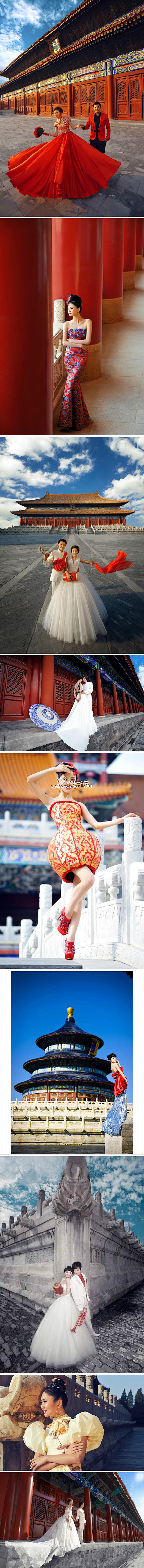 那些让我们惊叹过的中国风婚纱照
