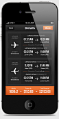 Flight Search App - Airwala on App Design Served