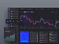 [WIP] Crypto trading dashboard UI kit ui ux dashboard trading crypto crypto trading crypto exchange finance blockchain