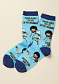 Good Place for My Little Squirrel Socks : Good Place for My Little Squirrel Socks - Whether or not you know your way around a canvas, you'll undoubtedly find the perfect way to work these light blue socks into your artful outfit! Featuring a famously chip