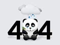 Sad Panda - 404