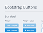 We needed to make a few modifications and additions to the 'stock' bootstrap buttons.