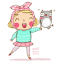 'I Love Owl' by A- Sharpener #小清新插画#