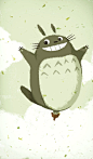Totoro y su trompo by peerro on deviantART