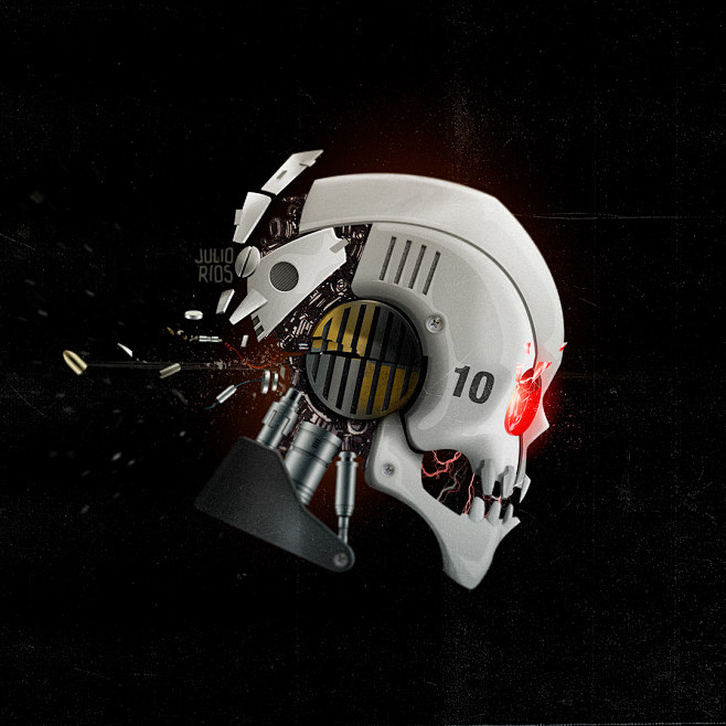 robot robotics skull