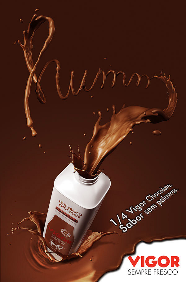 Poster chocolate fla...