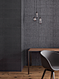 "Stix" wall tiles : "Stix" ceramic wall tiles serie, VitrA Tiles.Black and white serie of ceramic wall tile with a natural stone look. Collection made in modern natural style. Connection of tribal patterns, three-dimensional aesthetics