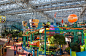 <p>　　建在“美国购物中心”内的Nickelodeon宇宙游乐园配有过山车等游乐设施。(网页截图)</p>