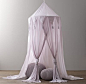 RH baby&child's Cotton Voile Play Canopy:A little imagination goes a lot further when it's accompanied by our hanging canopy, which transforms any nook into an enchanted enclosure just perfect for play.