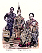 十九世纪晚期的暹罗和缅甸服饰
