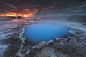 General 1500x1001 nature landscape sunrise hot spring clouds water blue Iceland