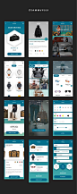 JOK Mobile UI套件 时尚iOS UI Kit for Sketch＆Photoshop