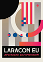 Laracon EU 2017 - Rebranding and campaign : Laracon EU is all about building the best technical products possible. The new campaign and identity is all about flexible building blocks and connection shapes. Together with a custom designed typeface and a bo
