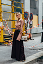 Milan SS 2019 Street Style: Sarah Ellen : Sarah Ellen between the fashion shows.