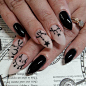 60+ Halloween Nail Art Ideas : 
There are so many fun designs to choose from and depending on the costume for your Halloween, you should pick the one that suits your costume theme the best. Zombie nails,Skull nails, witch nails, spider nails, pumpkin nail