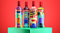 HP x Smirnoff : We collaborated with HP and Smirnoff to create a limited edition bottle based on the concept of diversity. We created these bottles in collaboration with HP and using the HP SmartStream D4D technology that allows creating variable data at 