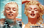 Marilyn Monroe before and after makeup (6 photos) : See the full gallery on thechive.com