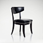 Klismos Dining Chair - Onyx