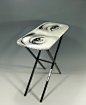 AreaNeo | Tray with stand from Piero Fornasetti, Model Eyes - Piero Fornasetti - Fornasetti - Eyes