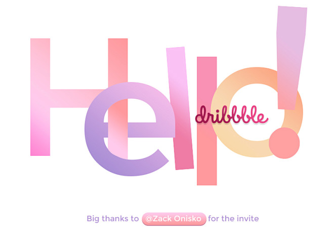 Hello Dribbble! : He...