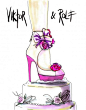 Wacky Fashion Shoe Illustrations by Achraf Amiri