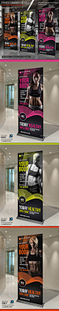 Fitness Banner - Signage Print Templates