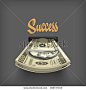 Success. Vector format. - stock vector