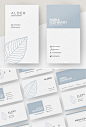 Alder Business Card Templates #businesscardtemplate #businesscards #graphicdesign #visitingcard #printready