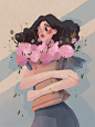 flowers girl