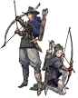 奥伽战争：命运之轮（Tactics Ogre: Let us Cling Together）的概念人设。更多人设在这里http://t.cn/RzL2DSf