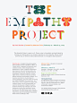 The Empathy Project on Behance