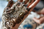 印度新娘的纹饰