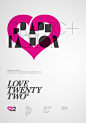 Love 22 Graphic Fashion on Behance 平面 海报 排版 poster layout 【之所以灵感库】 #采集大赛#