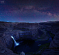 Palouse Falls and Milky Way 
#采集大赛#