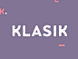 Klasik Font #英文# #字体# #字体设计# #字体下载#