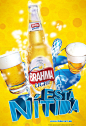 2009's Brahma Light's Trademarketing comunication : Visuals for local beer trademarketing materials