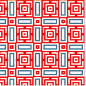 Red and Blue Boxes fabric by stoflab for sale on Spoonflower - custom fabric, wallpaper and wall decals